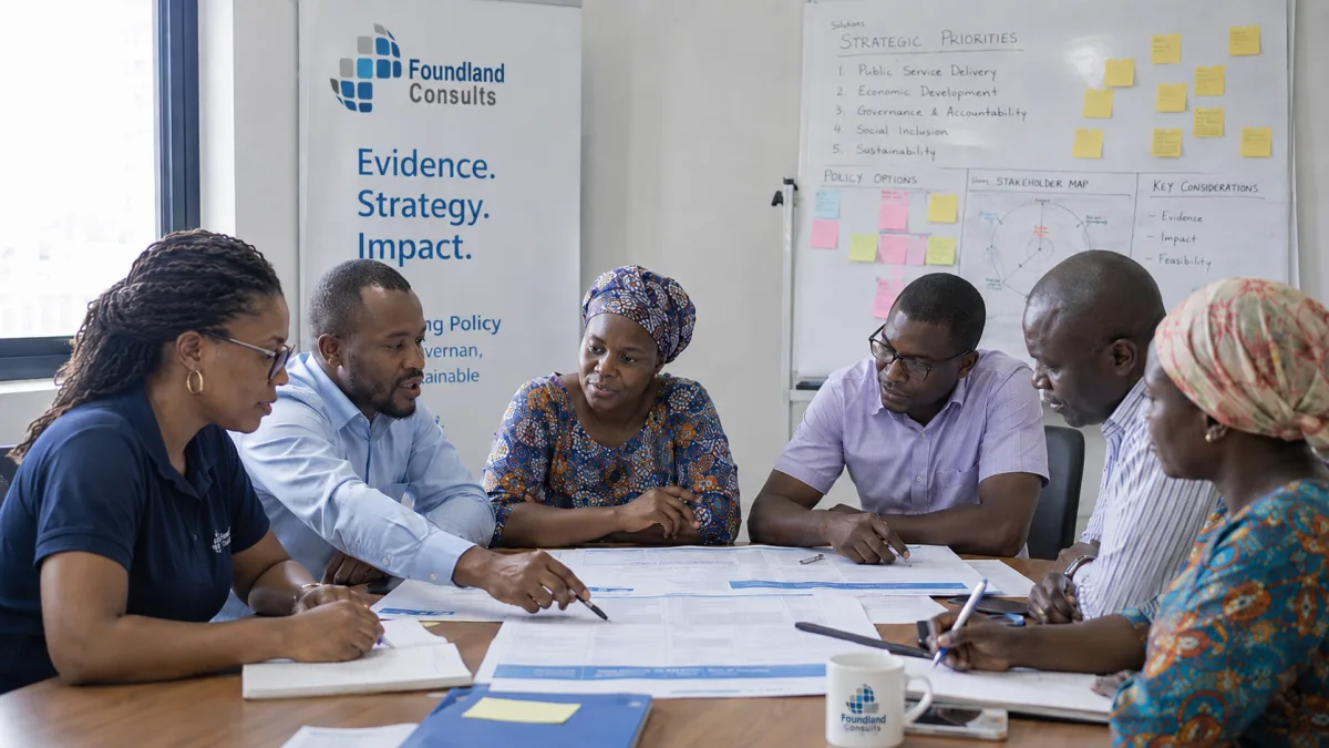 Collaborative policy and strategy development session